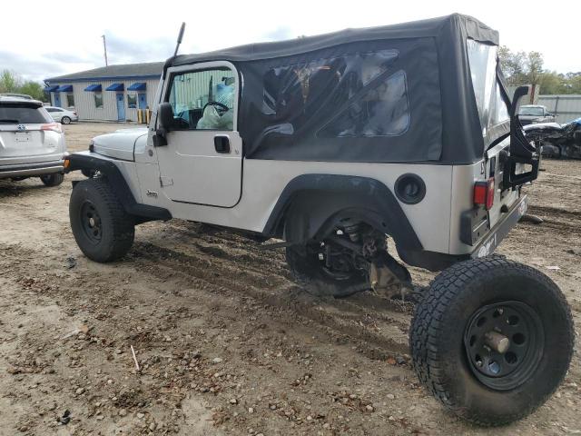 1J4FA49S84P788293 - 2004 JEEP WRANGLER / SPORT SILVER photo 2