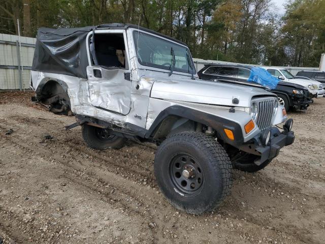 1J4FA49S84P788293 - 2004 JEEP WRANGLER / SPORT SILVER photo 4