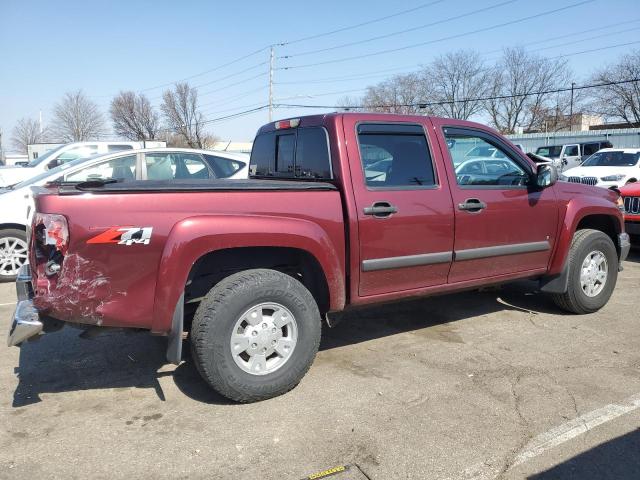 1GCDT43E888225030 - 2008 CHEVROLET COLORADO LT MAROON photo 3