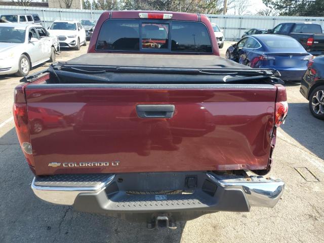 1GCDT43E888225030 - 2008 CHEVROLET COLORADO LT MAROON photo 6