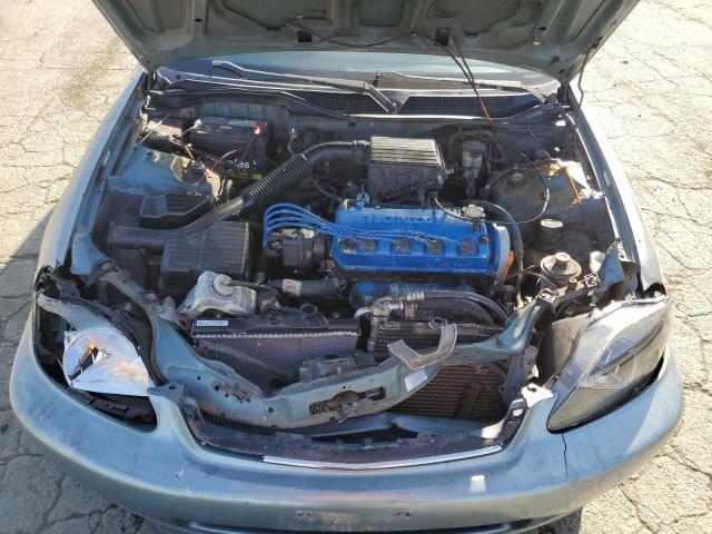 2HGEJ6619YH500141 - 2000 HONDA CIVIC BASE TURQUOISE photo 11