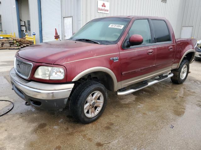 1FTRW08L33KB18699 - 2003 FORD F150 SUPERCREW BURGUNDY photo 1