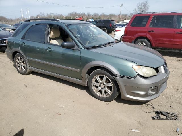 JF1GG68696H822091 - 2006 SUBARU IMPREZ OUTBACK SPORT GREEN photo 4