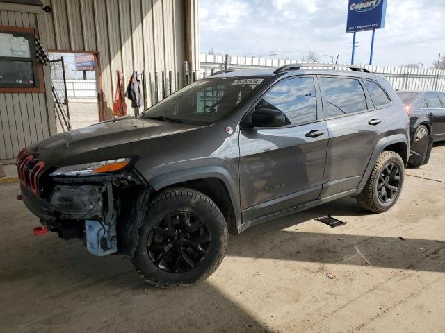 1C4PJMBS0GW286442 - 2016 JEEP CHEROKEE TRAILHAWK GRAY photo 1