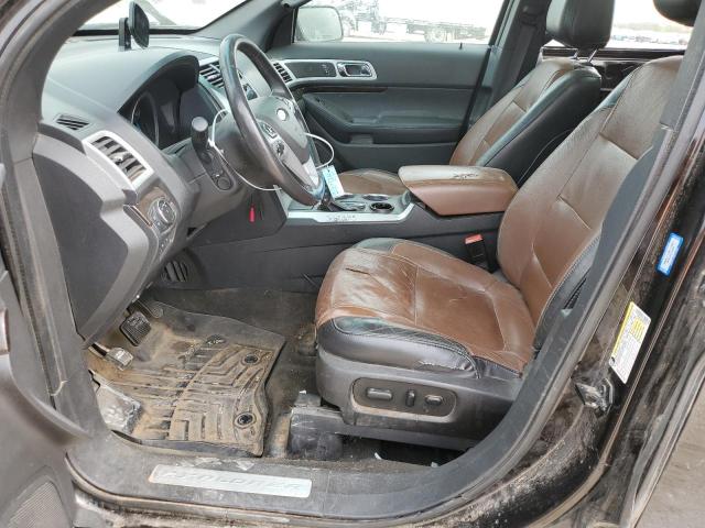 1FM5K7F83EGB51978 - 2014 FORD EXPLORER LIMITED BROWN photo 7