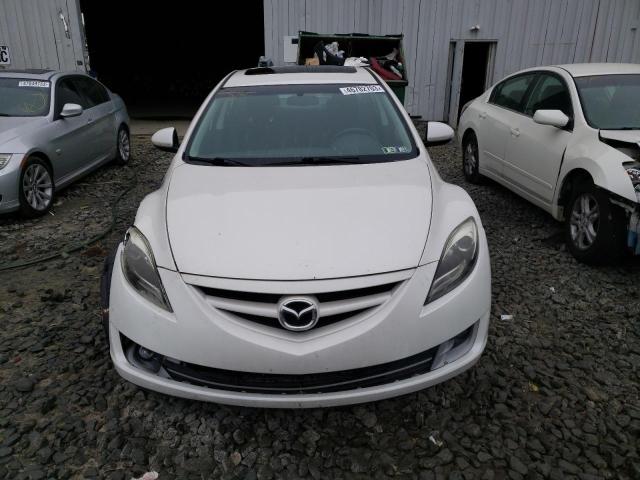 1YVHZ8EH3C5M15899 - 2012 MAZDA 6 I WHITE photo 5