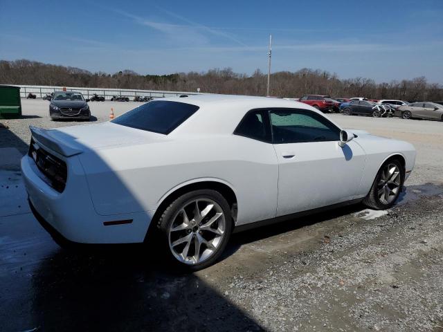 2C3CDZJG5NH167964 - 2022 DODGE CHALLENGER GT WHITE photo 3