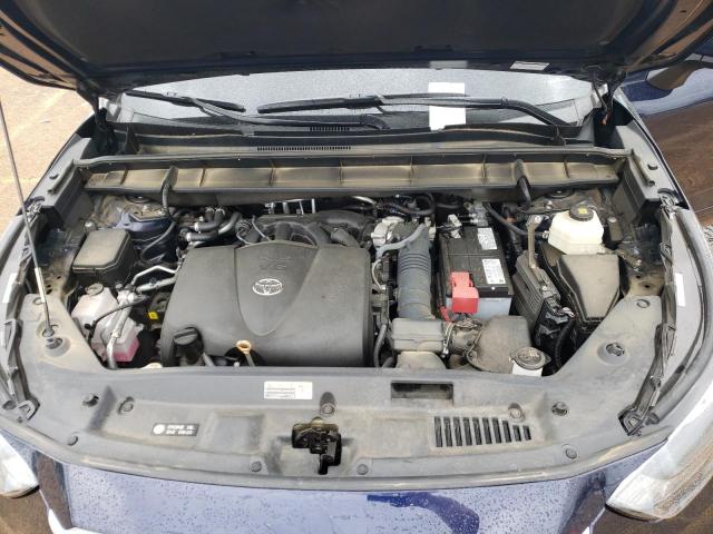 5TDGZRAH2LS000290 - 2020 TOYOTA HIGHLANDER XLE BLUE photo 12