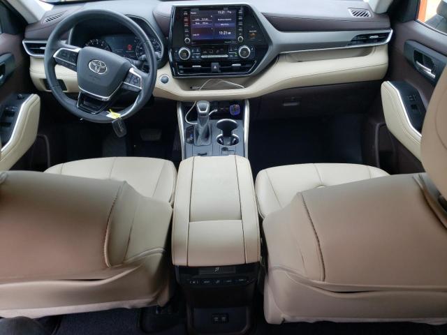 5TDGZRAH2LS000290 - 2020 TOYOTA HIGHLANDER XLE BLUE photo 8