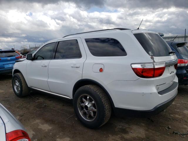 1C4RDHAG6DC653684 - 2013 DODGE DURANGO SXT WHITE photo 2