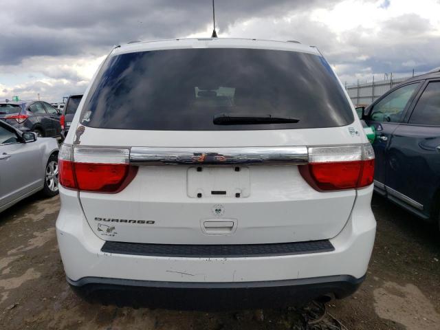 1C4RDHAG6DC653684 - 2013 DODGE DURANGO SXT WHITE photo 6