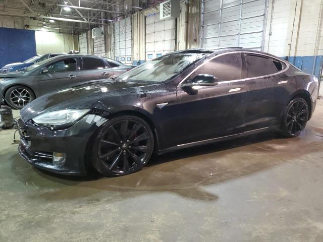 5YJSA1E22FF103257 - 2015 TESLA MODEL S BLACK photo 1