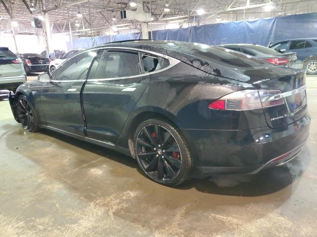 5YJSA1E22FF103257 - 2015 TESLA MODEL S BLACK photo 2