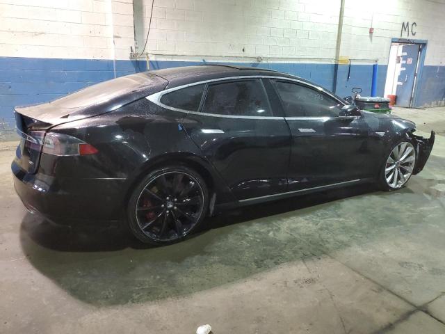 5YJSA1E22FF103257 - 2015 TESLA MODEL S BLACK photo 3