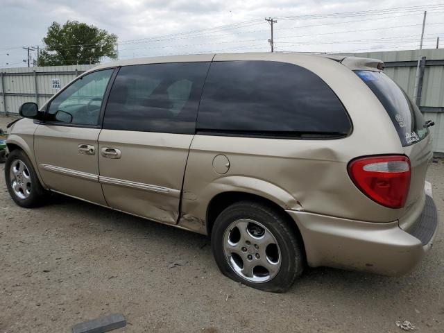 2B4GP54L52R658172 - 2002 DODGE GRAND CARA ES GOLD photo 2