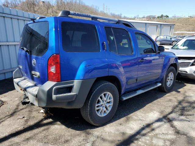 5N1AN0NW3EN811025 - 2014 NISSAN XTERRA X BLUE photo 3