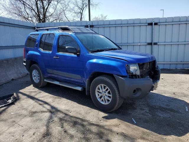 5N1AN0NW3EN811025 - 2014 NISSAN XTERRA X BLUE photo 4