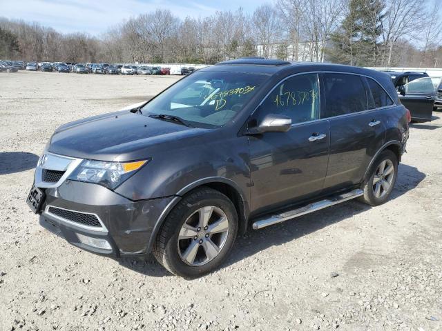 2HNYD2H60BH548729 - 2011 ACURA MDX TECHNOLOGY GRAY photo 1