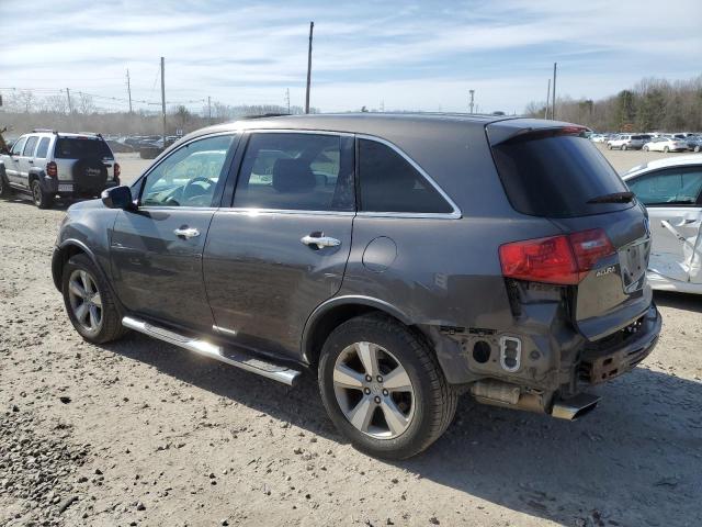 2HNYD2H60BH548729 - 2011 ACURA MDX TECHNOLOGY GRAY photo 2