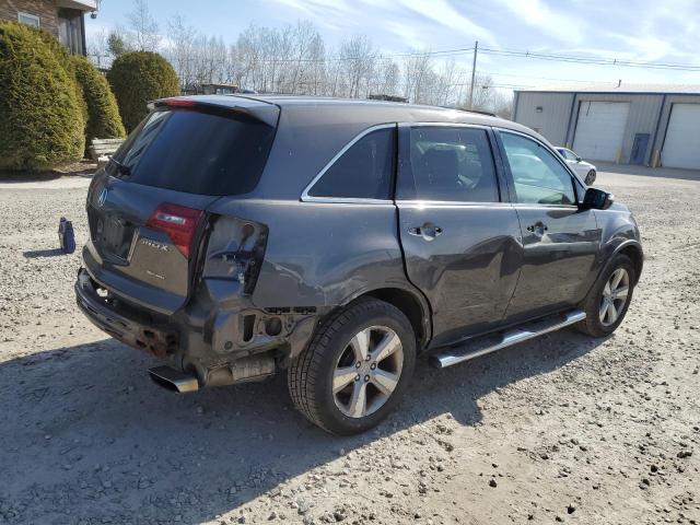 2HNYD2H60BH548729 - 2011 ACURA MDX TECHNOLOGY GRAY photo 3