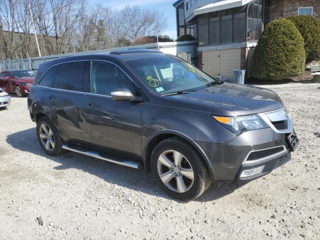 2HNYD2H60BH548729 - 2011 ACURA MDX TECHNOLOGY GRAY photo 4