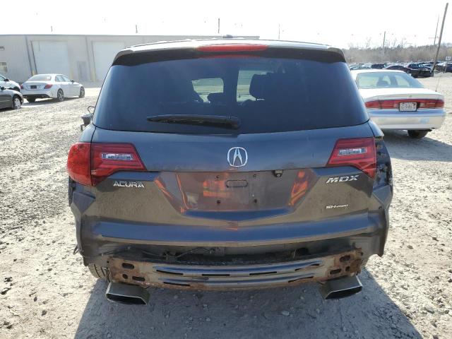 2HNYD2H60BH548729 - 2011 ACURA MDX TECHNOLOGY GRAY photo 6