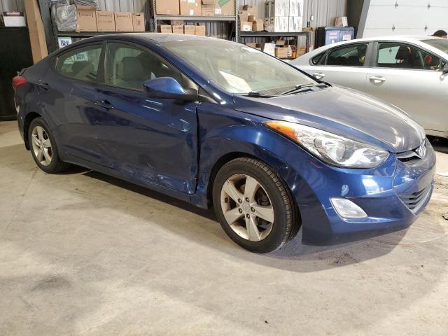 KMHDH4AE3DU499902 - 2013 HYUNDAI ELANTRA GLS BLUE photo 4