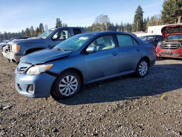 5YFBU4EE8DP144528 - 2013 TOYOTA COROLLA BASE BLUE photo 1