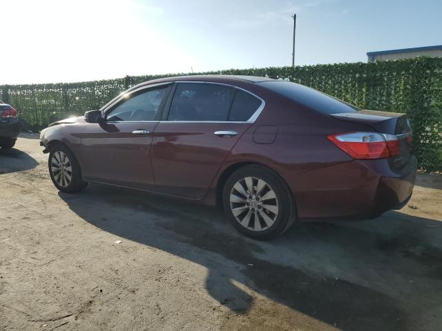 1HGCR2F88EA279437 - 2014 HONDA ACCORD EXL BURGUNDY photo 2