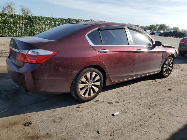 1HGCR2F88EA279437 - 2014 HONDA ACCORD EXL BURGUNDY photo 3