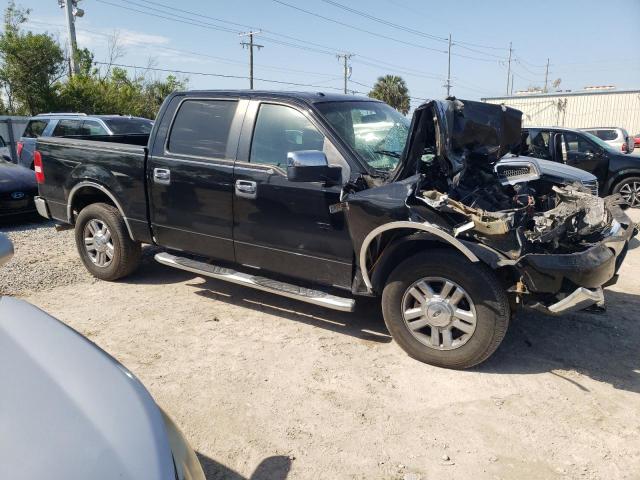 1FTPW14VX8FA62667 - 2008 FORD F150 SUPERCREW BLACK photo 4