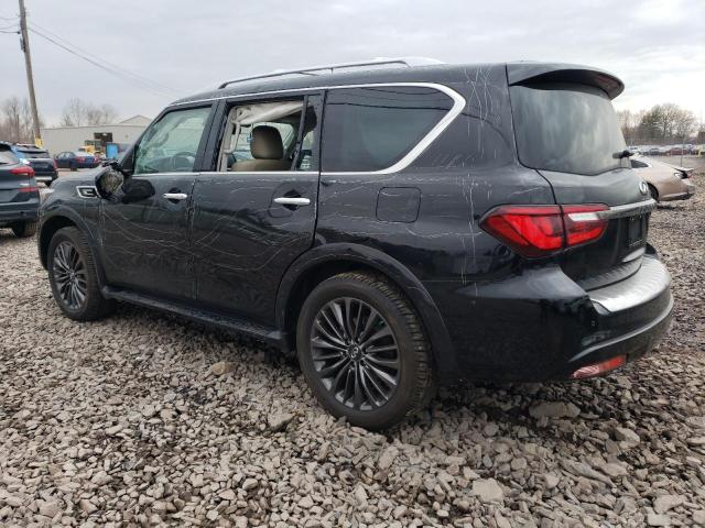 JN8AZ2AD5P9875463 - 2023 INFINITI QX80 LUXE BLACK photo 2