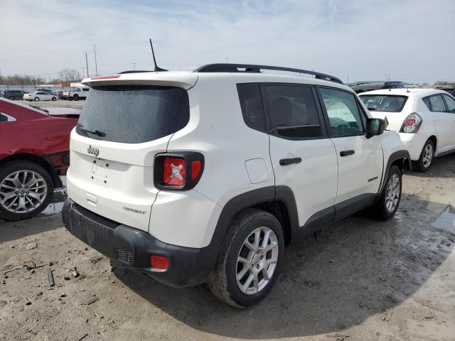 ZACNJAAB3LPL85767 - 2020 JEEP RENEGADE SPORT WHITE photo 3