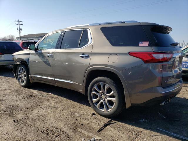 1GNEVJKWXJJ193565 - 2018 CHEVROLET TRAVERSE PREMIER GRAY photo 2