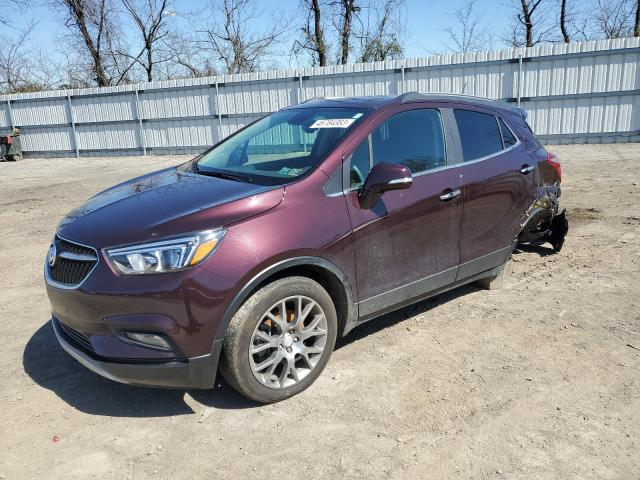 KL4CJ2SB8HB056704 - 2017 BUICK ENCORE SPORT TOURING PURPLE photo 1