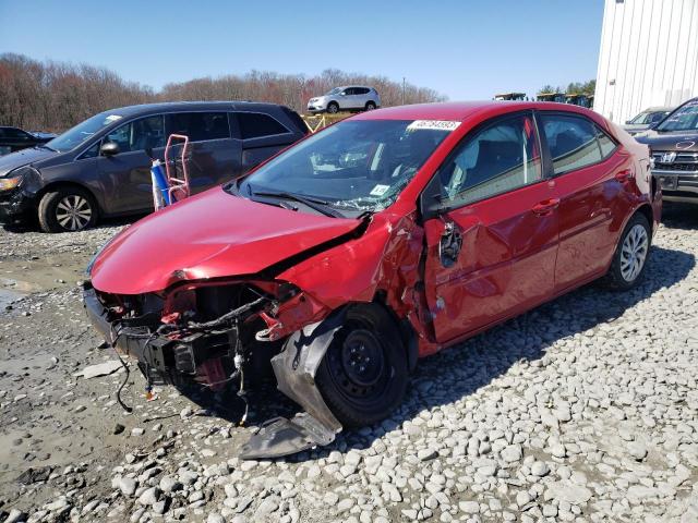 2T1BURHE4JC078483 - 2018 TOYOTA COROLLA L RED photo 1