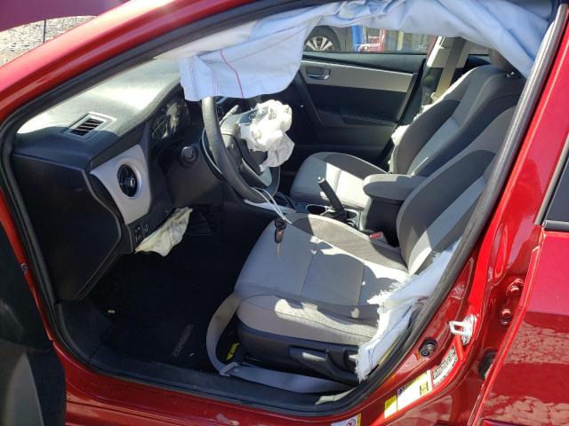 2T1BURHE4JC078483 - 2018 TOYOTA COROLLA L RED photo 7