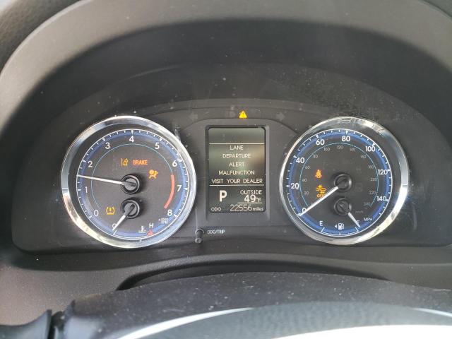 2T1BURHE4JC078483 - 2018 TOYOTA COROLLA L RED photo 9