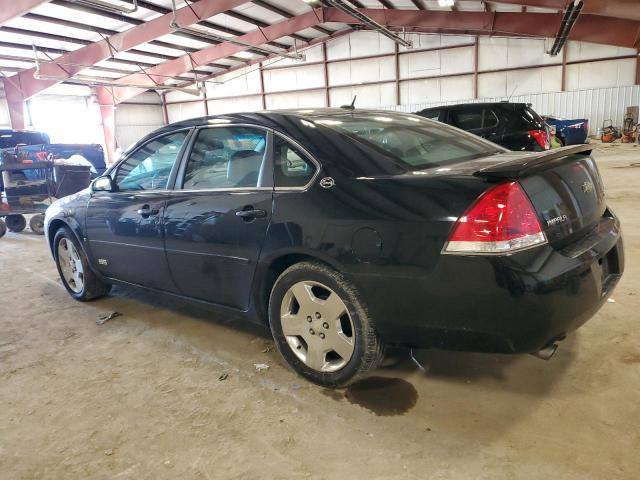 2G1WD58C981345823 - 2008 CHEVROLET IMPALA SUPER SPORT BLACK photo 2