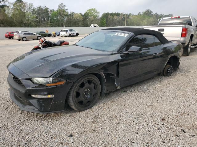 1FATP8UH8J5157101 - 2018 FORD MUSTANG BLACK photo 1