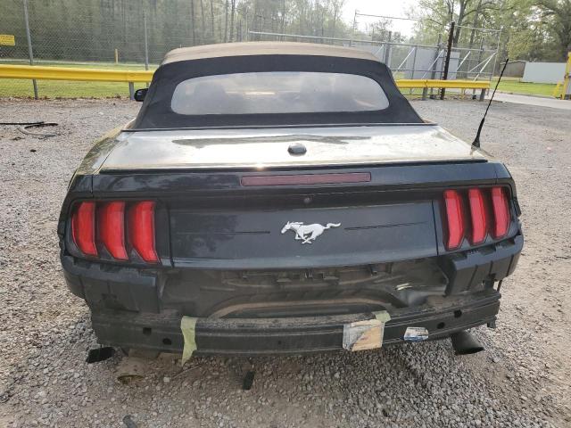 1FATP8UH8J5157101 - 2018 FORD MUSTANG BLACK photo 6