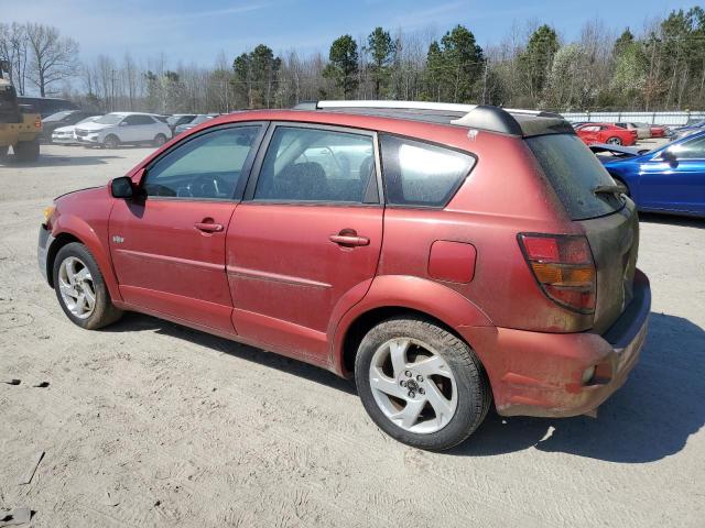 5Y2SL66845Z404955 - 2005 PONTIAC VIBE RED photo 2