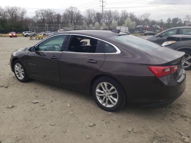 1G1ZE5ST7GF316993 - 2016 CHEVROLET MALIBU LT BROWN photo 2