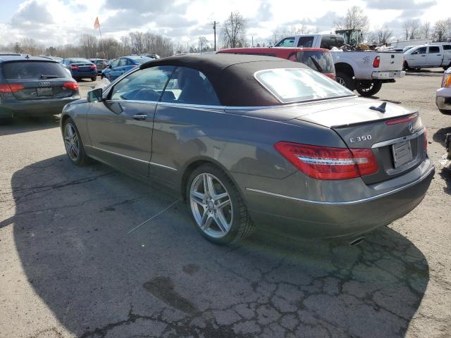 WDDKK5KF0DF210043 - 2013 MERCEDES-BENZ E 350 GRAY photo 2