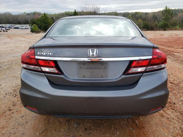 2HGFB2F85DH558474 - 2013 HONDA CIVIC EX GRAY photo 6