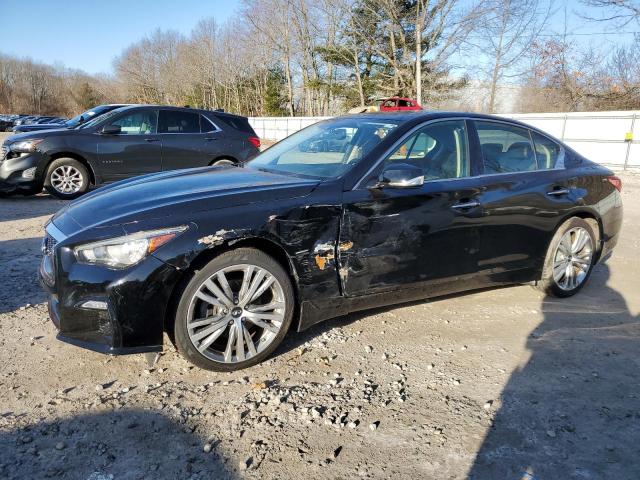 JN1EV7AR1JM439086 - 2018 INFINITI Q50 LUXE BLACK photo 1