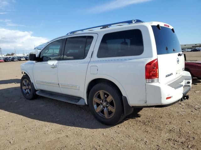 5N1AA0NE3DN604765 - 2013 NISSAN ARMADA PLATINUM WHITE photo 2