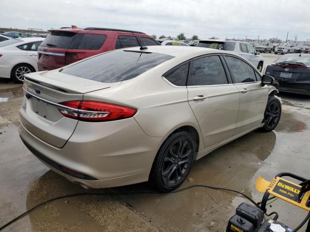 3FA6P0G71JR107039 - 2018 FORD FUSION S CREAM photo 3