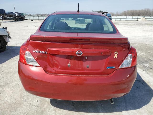 3N1CN7AP0EL809031 - 2014 NISSAN VERSA S BURGUNDY photo 6