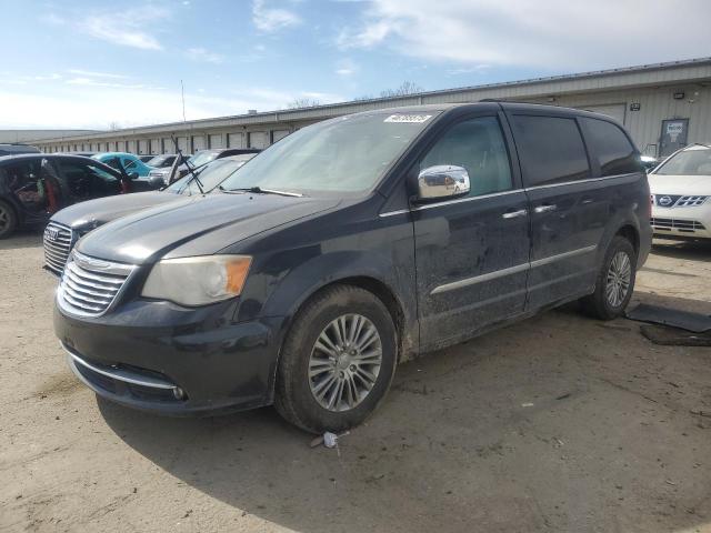 2C4RC1CGXDR805657 - 2013 CHRYSLER TOWN & COU TOURING L BLACK photo 1